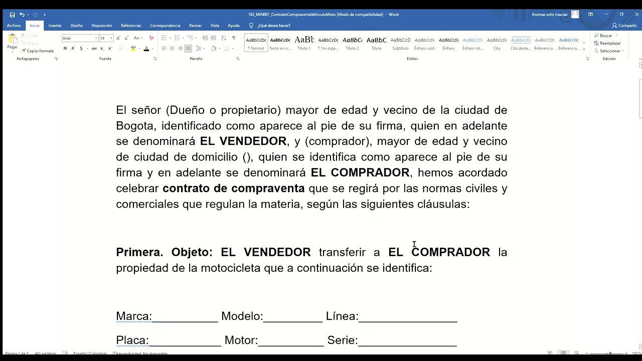 Contrato de compraventa de auto para imprimir: qué incluir y cómo cambia según el país